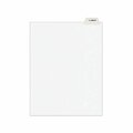 Avery Dennison Avery, Avery-Style Preprinted Legal Bottom Tab Divider, Exhibit F, Letter, White, 25/pk 11945